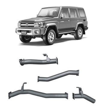 Redback Extreme Duty Exhaust for Toyota Landcruiser 76 Series Wagon (09/2016 - on) - Brixton 4x4 - Buy Online Now!